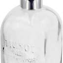 Grant Howard Mason Soap Glass Soap Dispenser with Metal Pump, Square 16 oz