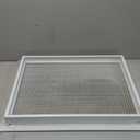 HVAC Premium 18" x 24" Cube Core Eggcrate Return Air Filter Grille for 1" Filter - Aluminum - White [Outer Dimensions: 20.5" x 26.5]