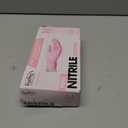 ForPro Professional Collection Disposable Nitrile Gloves, Chemical Resistant, Powder-Free, Latex-Free, Non-Sterile, Food Safe, 4 Mil, Pink, Medium, 100-Count
