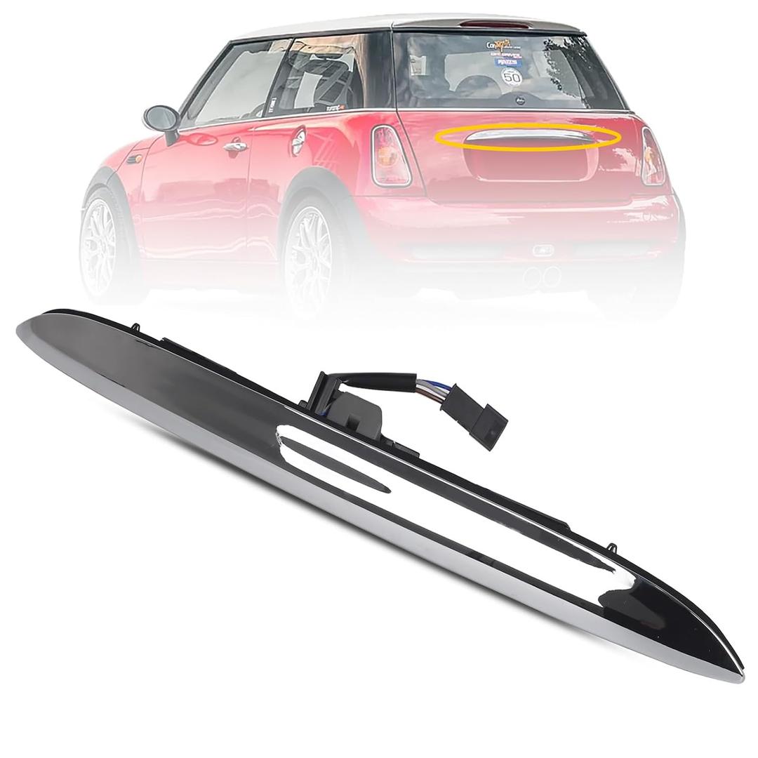 Car Rear Trunk Lid Release Tailgate Opening Switch Compatible with 2000-2008 Mini Cooper 1.6L R50 R52 R53, Trunk Handle Replacement 51137074020