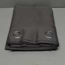 NICETOWN Thermal Insulated Grommet Blackout Curtains for Bedroom (2 Panels, W42 x L63 -Inch, Grey)