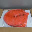 BesLowe 26in Tall Glass Table Lamps Set of 2 with 2 USB Charging Ports & LED Nightlight, Large Coastal Table Lamps for Living Room End Table, Modern Beach Lamps for Bedroom Bedside Nightstand, Blue