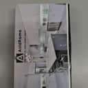 Asidrama 10 Pack Matte Black and Champagne Bronze Kitchen Cabinet Knobs Dresser Knob Drawer Knobs Cabinet Hardware Zinc Knob for Dresser Drawers (Single Hole Knob)