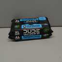 DUDE Wipes - Flushable Wipes - 2 Pack, 144 Wipes - Unscented Extra-Large Adult Wet Wipes - Vitamin-E & Aloe - Septic and Sewer Safe