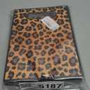 Golf Cart Seat Covers,Golf Cart Seat Blanket Covers for EZGO,Club Car and More 2-Seat,Summer Towel Easy to Install (Brown Leopard Print)
