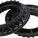 2 Pcs Phenolic Socket Shade Ring Lamp Shade Collar Rings E26 Light Socket Rings Retainer Rings and Replacement Adapter for Phenclic Sockets Only Outside Diameter: 2-3/16"(black) (BLAKC)