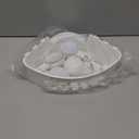 LEVERLOC Corner Shower Caddy Suction Cup, Shower Caddy Basket Powerful Suction Bathroom, Waterproof & Rustproof Organizer for Bathroom Storage, No-Drilling Removable (White)