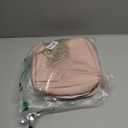 Travel Cosmetic Organizer with Full Screen Mirror, Portable Dual Zipper Makeup Bag and Hanging Hook Travel Makeup Organizer Case for Travel Punk