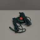 Meonum 1/2 inch Plug Power Cord for Christmas Tree Lights, Foot Switch 9 Light Modes Remote, 15FT Extension Cord Foot Pedal Compatible with TS-8W29V TS-12W29V TS-13W29V (Right Positive)