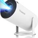 Mini Projector with WiFi 6 and Bluetooth 5.2, Built-in App Smart Portable Projector Support 4K&1080P FHD, 180 Rotatable, AutoKeystone, Android 11, Compatible with HDM/USB/TV Stick/Phone/Laptop