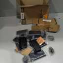 goldenwarm 12 Pack Interior and Exterior Door Hinges, Matte Black Door Hinges 4 inch x 4 inch with 5/8" Radius Corners