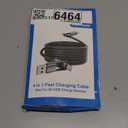 4 in 1 Charging Cable, 240W USB to USB C Cable 10 ft 2 Pack, Fast Charging Multi Charger Cord with Type C/USB A/L Port for iPhone 16/15 /14 Series MacBook iPad Pixel Samsung Switch PS5 Tablet and More