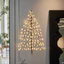 Birchlitland LED Wall Tree 4FT 108L Warm White Fairy Lights, Lighted Trees for Indoor Outdoor Home Thanksgiving Christmas Holiday Decoration