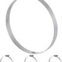 IndigoCase 4 Pack Stainless Steel Hose Clamps Adjustable 2-3/4" to 3-1/2" (70-90 mm), Heavy Duty 3 Hose Clamp for Fuel Injection Line, Plumbing, Automotive and Mechanical Application