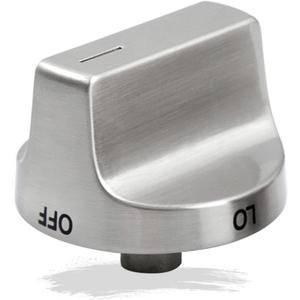 Allstare Stainless Steel W11159630 Stove knob Replacement Parts for Whirlpool Stove Parts Oven Knobs WFG525S0HS0 WFG550S0HZ1 Whirlpool Gas Range Parts Cooktop Control Knob 1 Pack