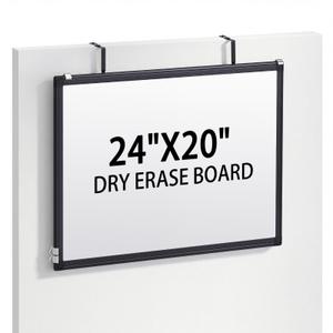 Vivasself 24"x20" Magnetic Cubicle Whiteboard Wall Mount Dry Erase Board