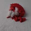 Toddler Baby Girl Christmas Dress Santa Claus Dress Red Velvet Long Sleeve Princess Tulle Dress Headband Outfit (1-2T)