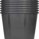10pcs Short 3 Gallon Pots for Plants Sturdy Plastic Planter Pots