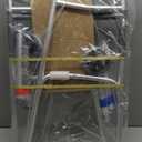 Drive Medical 10210-1 2-Button Folding Walker with Wheels, Rolling Walker, Front Wheel Walker, Lightweight Walkers for Seniors and Adults Weighing Up To 350 Pounds, Adjustable Height, Silver