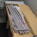 FUNLIO Baby Jumper with Stand for 6-24 Months, Infant Jumper for Indoor/Outdoor Play, Toddler Jumper for Baby Girl/Boy, with Adjustable Chain, Easy to Assemble & Store (with Stand) - Grey