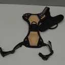 rabbitgoo Dog Harness No Pull with 2 Leash Clips, Adjustable Soft Padded, Reflective Oxford No Choke Pet Vest with Easy Control Handle for Puppy, Beige, XS