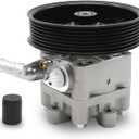 491109N00A Power Steering Pump with Pulley Compatible with 2008-2012 Altima 2009-2014 Maxima Murano 3.5L V6 49110-1AA0A 215485