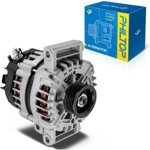 PHILTOP Alternator Compatible with 2013-2016 Verano 2.4L 2013-2015 Captiva Sport 2012-2017 Verano 2011 LaCrosse 2.4L, 130 Amp Alternator Replace 11652N 230201091810 2605324A FG12S081 FGN12S081