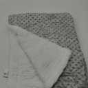CREVENT Cozy Soft Warm Sherpa Baby Blanket for Infant Toddler's Crib Cot Stroller Gifts for Baby Boys All Season Use (30"X 40" Light Grey Dot)