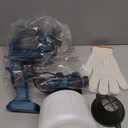 Paint Sprayer 1000W High Power Electric Spray Paint Gun with Adjustable Spray Width Knob,1400ML Container,4 Nozzles & 3 Patterns,Easy to Clean for Furniture Cabinets House Painting Blue