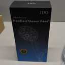 6-Setting Shower Head with Handheld, JDO High Pressure Hand held Shower Head, 4.7 Inch Chrome Detachable Showerhead Set with 59 Inch Stainless Steel Hose and Adjustable Showerhead Holder