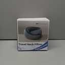 Advanced Memory Foam Neck Travel Pillow, Neck Pillow Airplane with Eye Mask & Ear Plugs, Designed for The Comfort of Travel & Office, Travel Pillow for Plane, Car, Home, Work, Grey