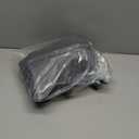 Agnes Orinda Women's Plus Size Blazer Notch Panel Work Business Casual Outfits Dressy Suit Jacket Peplum Blazers (2X, Gray)