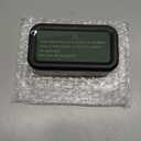 Peakeep Night Light Digital Alarm Clock Battery Operated with Indoor Temperature, Desk Small Clock (Black)