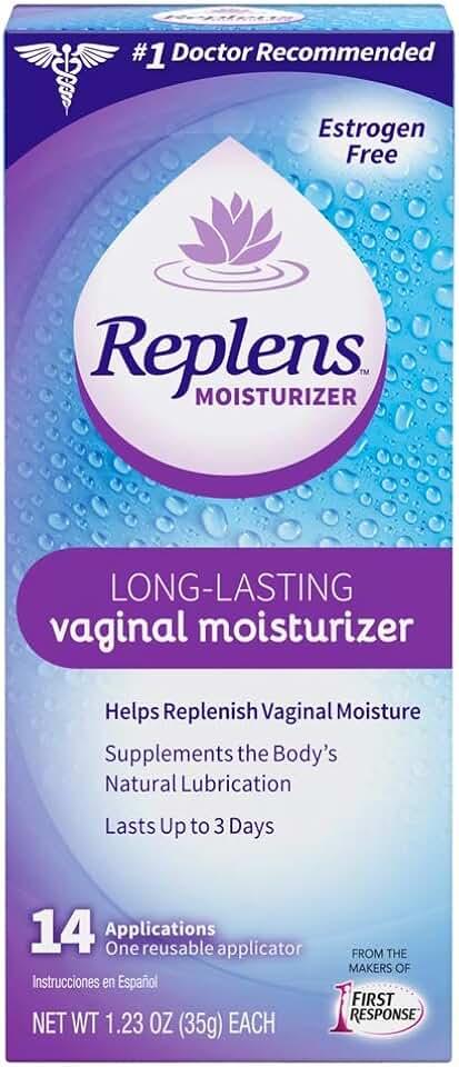 Replens Long-Lasting Vaginal Moisturizer with Reusable Applicator,