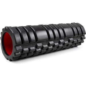 Foam Roller for Deep Tissue Massager, 18" Trigger Point Foam Roller, Patented Exercise Roller for Muscle Recovery, Physical Therapy, Improves Mobility, Fitness, Yoga and Pilates (Black)