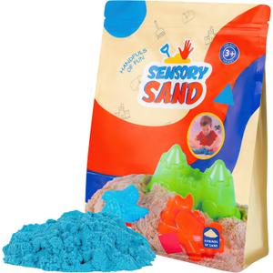 Sensory Sand Blue 5 Pounds of Sensory Play Sand Bulk Refill