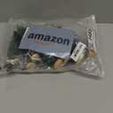 9Pcs Mini Christmas Trees Christmas Decor Artificial Christmas Decorations with 4 Sizes, Christmas Tree Bottle Brush Trees Christmas Table Decorations (Green Silver Black)