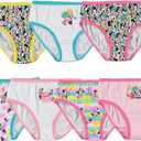 Disney Girls' Minnie Mouse Underwear With Multiple Print and Silhouette Options in Sizes 2/3t - 8 (7-pack 100% Combed Cotton With Classic Print)