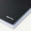 Amazon Basics College Ruled Spiral Notebook, 3 Subject, 150 Sheets, 8.5 x 11 inches, Black