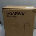 62.5" Wood Floor Lamp for Living Room Gold with Foot Switch Arc Standing Tall Lamps for Bedroom Mid Century Modern Corner Floor Lamps for Office Nursery Industrial Reading Light Room Lamp