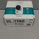 Arlo Essential Indoor Pan Tilt Security Camera 2K (2025 Release) - Wired Plug-in Power, Person Recognition, Animal Detection, Animated Preview, 1-Month Secure Plan, Auto Motion Tracking, 1 Cam, White