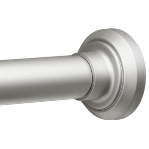 ENJOYBASICS Shower Curtain Rod 30 to 76 Inches, 1 Inch Stainless Steel Adjustable Spring Tension Rods No Drill for Bathroom, Closet, Window, Room Divider, Never Rust, Non Slip, Nickel