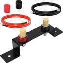Battery Relocation Kit, Battery Jump Post Kit Heavy Duty Remote Battery Terminals Charging Post with Bracket Cable Compatible with UTV ATV Car Trucks RV Tractor Boat (1PCS)