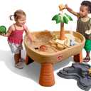 Step2 Dino Dig Sand and WaterTable, Kids Activity Sensory Playset, Summer Outdoor Toys, 7 Piece Water Toy Accessories, For Toddlers 2-5 Years Old, Large