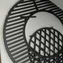 8835 Cast Iron 21.5" Grill Grates w/12" Removable Center Grate for Weber Original Kettle Premium 22-inch Charcoal Grill, Replacement Parts for Weber 22" Performer Premium Grill, One-Touch Grills