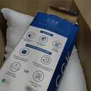 CGK Linens Ultra Thin Flat Pillows for Sleeping - Standard Size Pillows Set of 2 - Soft Down Alternative Bed Pillows for Back and Stomach Sleepers - Low Density, Low Loft Support - 20" x 26" - White