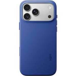 MOFT for iPhone 17 Pro Max Case- MOVAS Snap Case, MagSafe Compatible, Soft-Touch Vegan Leather, Classic Minimalist Design, Lightweight, Stain-Resistant & Camera Protection, Sapphire