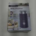 SIMPLETASTE Milk Frother, 4-in-1 Electric Milk Steamer, Automatic Warm and Cold Foam Maker and Milk Warmer for Latte, Cappuccinos, Macchiato (Blue)