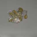 Tondiamo 11 Pcs Beadable Keychains Bars Bulk Blank Beaded Metal Keychain for Craft DIY Gift(Gold)