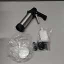 Stainless Steel Cookie Press Gun Kit with 13 Cookie Discs & 8 Piping Tips, Includes Storage Bag for DIY Holiday & Everyday Baking,Essential Baking Supplies